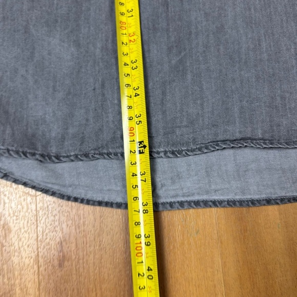 Como Vintage Charcoal Mini Shirt Dress - Picture 3 of 9